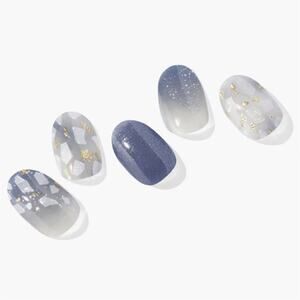 Ohora Semi Cured Gel Nail Strips N Gleam Blue ND-079-J